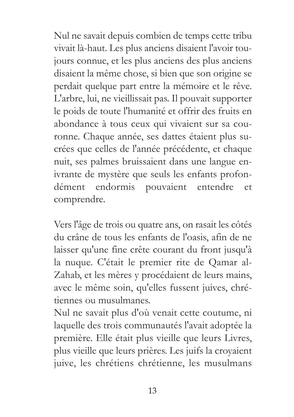Le grand dattier des trois peuples, page 13